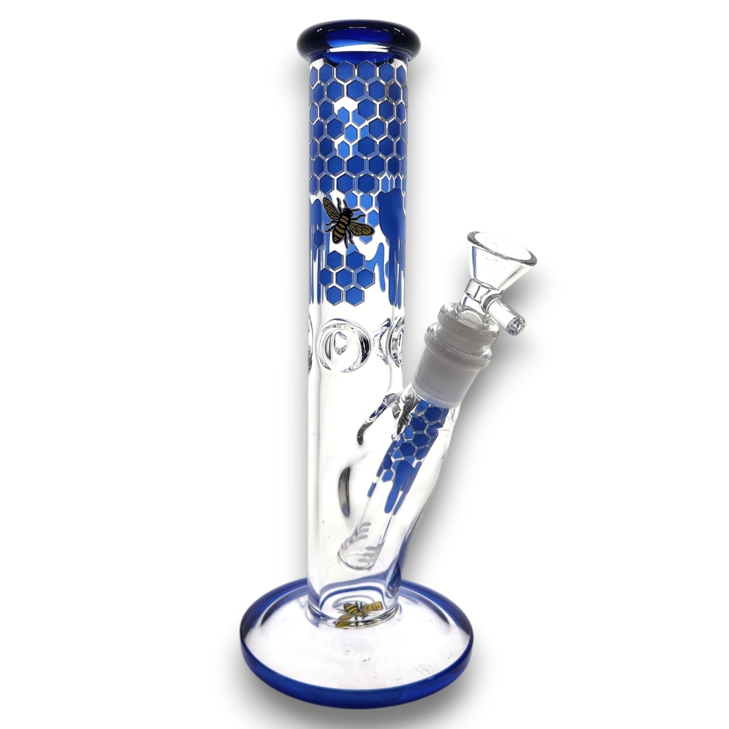 10" Straight Tube Bee Bong
