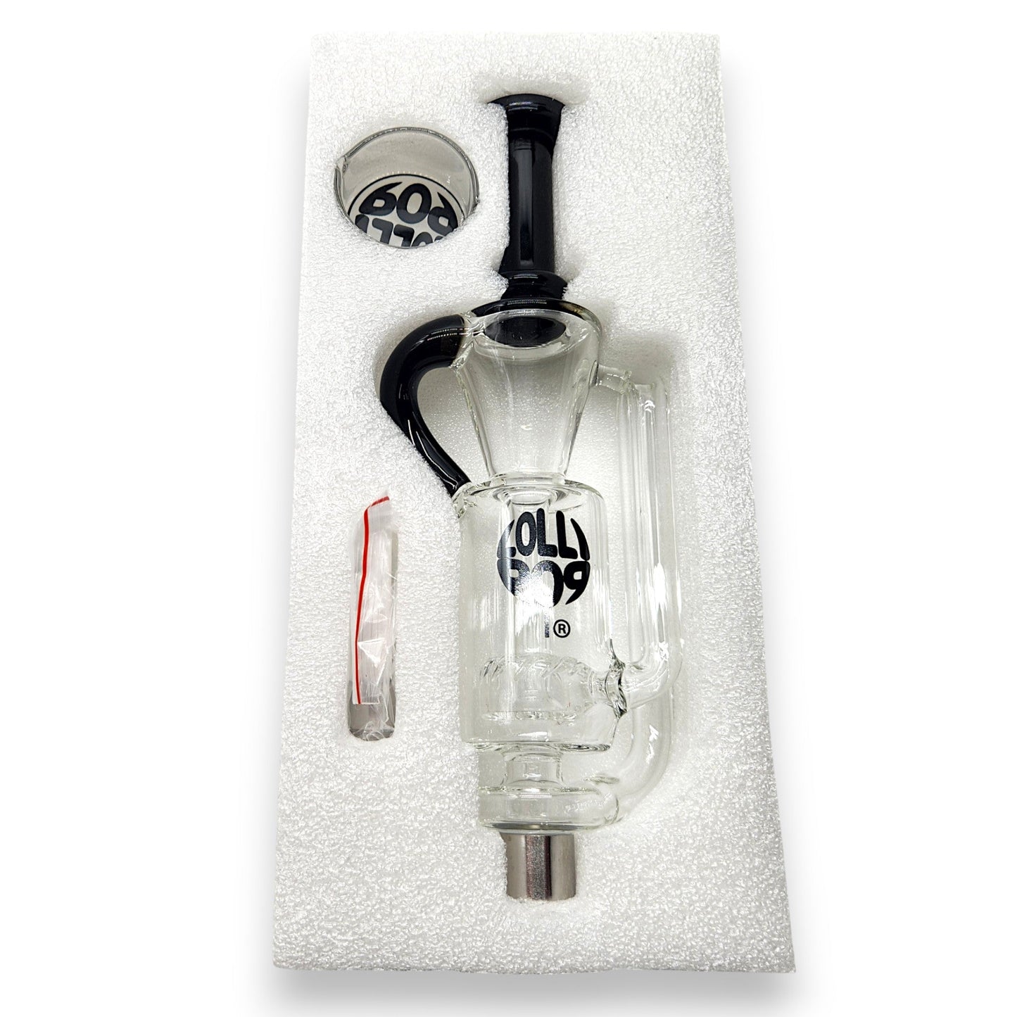 10" Water Perc Vortex Dab Straw Ceramic Tip Nectar Collector and Dish