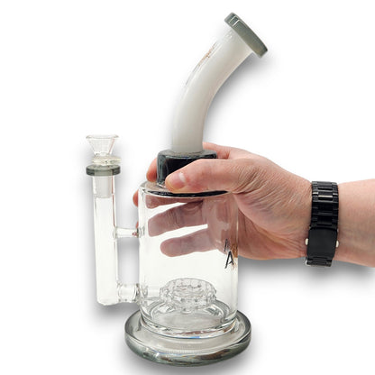 11" Aqua Works Large Circ Perc Barrel Bong