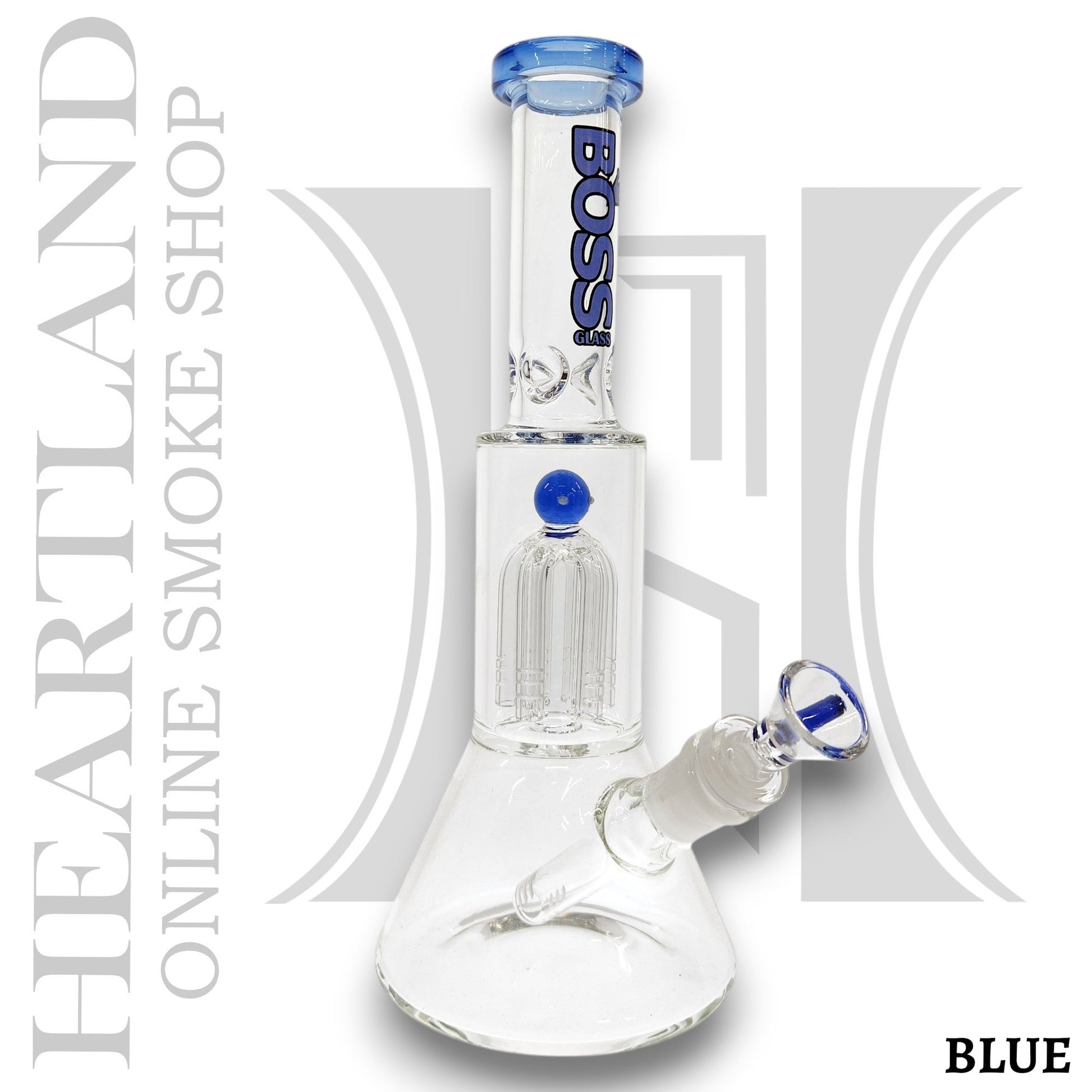 11" Boss Glass Tree Percolator Bong