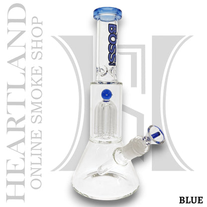 11" Boss Glass Tree Percolator Bong