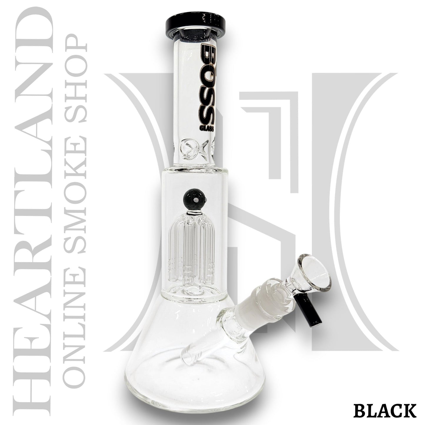 11" Boss Glass Tree Percolator Bong