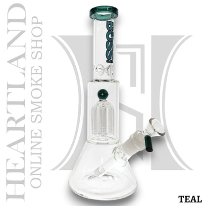 11" Boss Glass Tree Percolator Bong