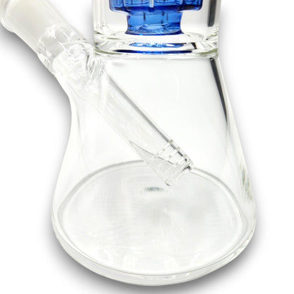 11" Boss Straight Tube Showerhead Percolator Beaker Bong