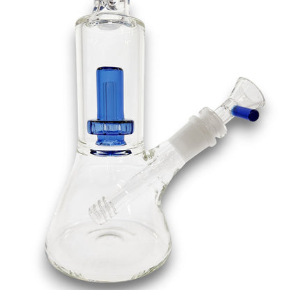 11" Boss Straight Tube Showerhead Percolator Beaker Bong