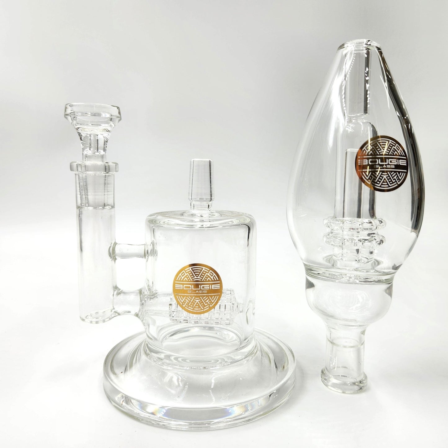 11" Bougie 2 Piece Matrix Perc Bong - Heartland Smoke Shop
