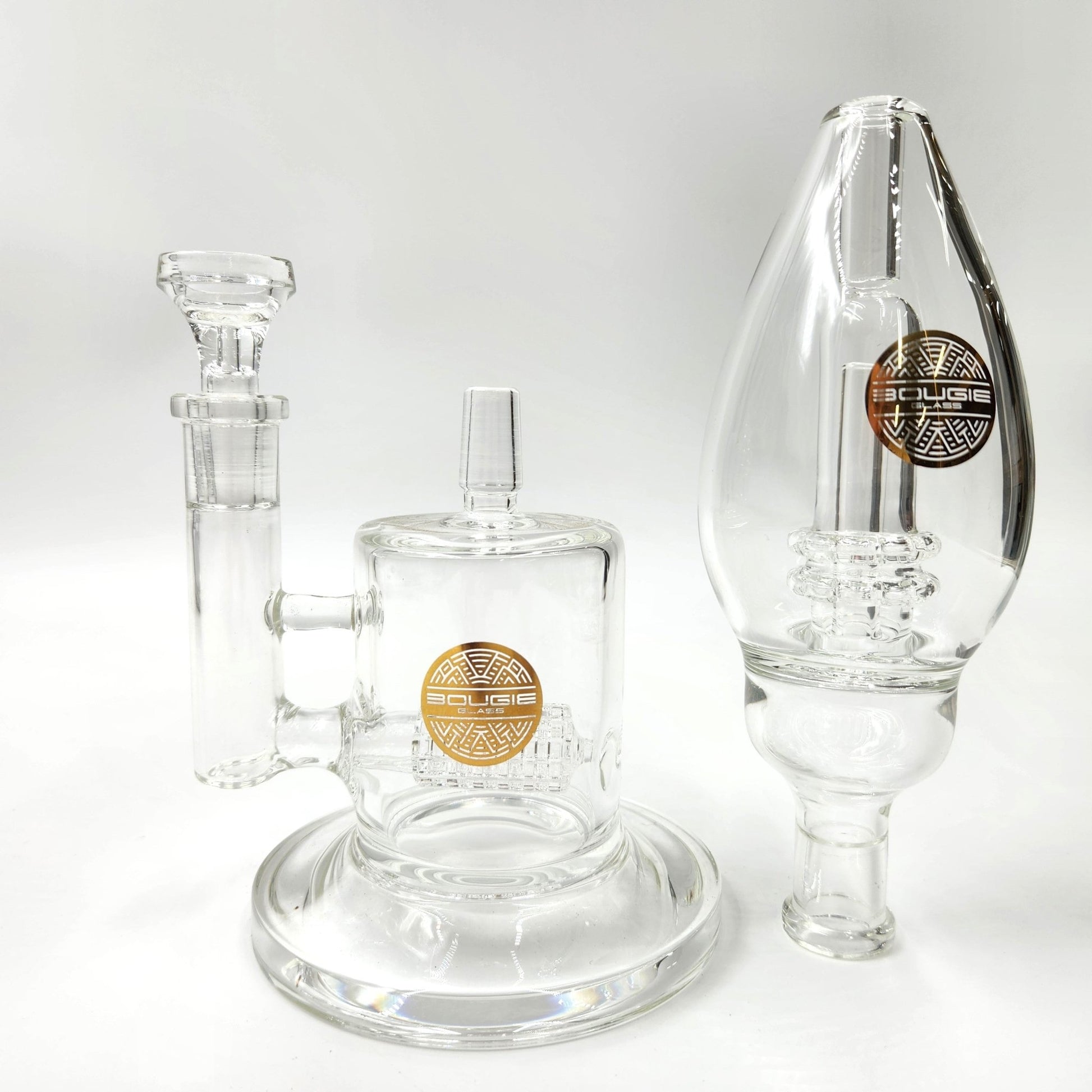 11" Bougie 2 Piece Matrix Perc Bong - Heartland Smoke Shop
