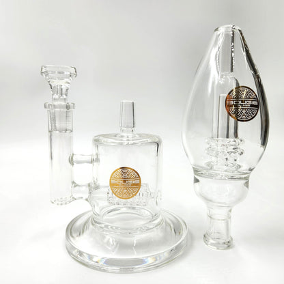 11" Bougie 2 Piece Matrix Perc Bong - Heartland Smoke Shop