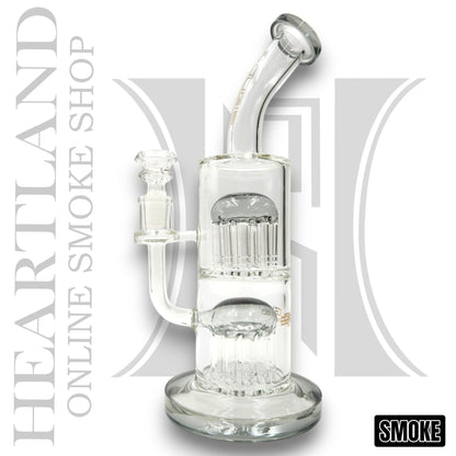 11" Bougie Dual Tree Percolator Bong