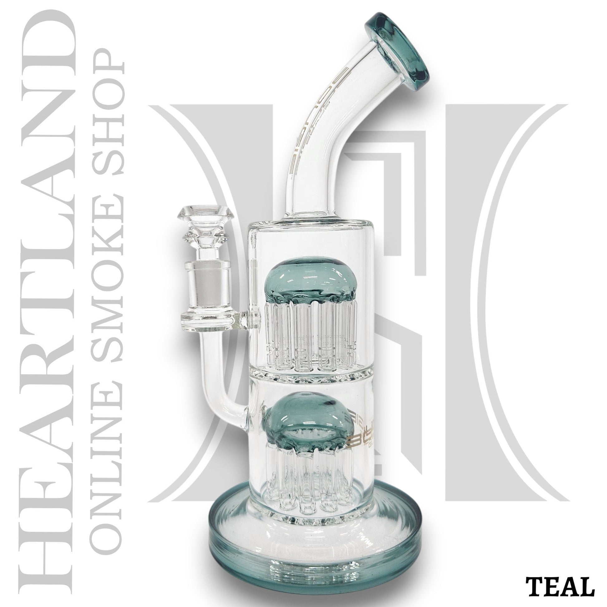 11" Bougie Dual Tree Percolator Bong