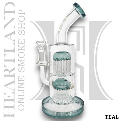 11" Bougie Dual Tree Percolator Bong
