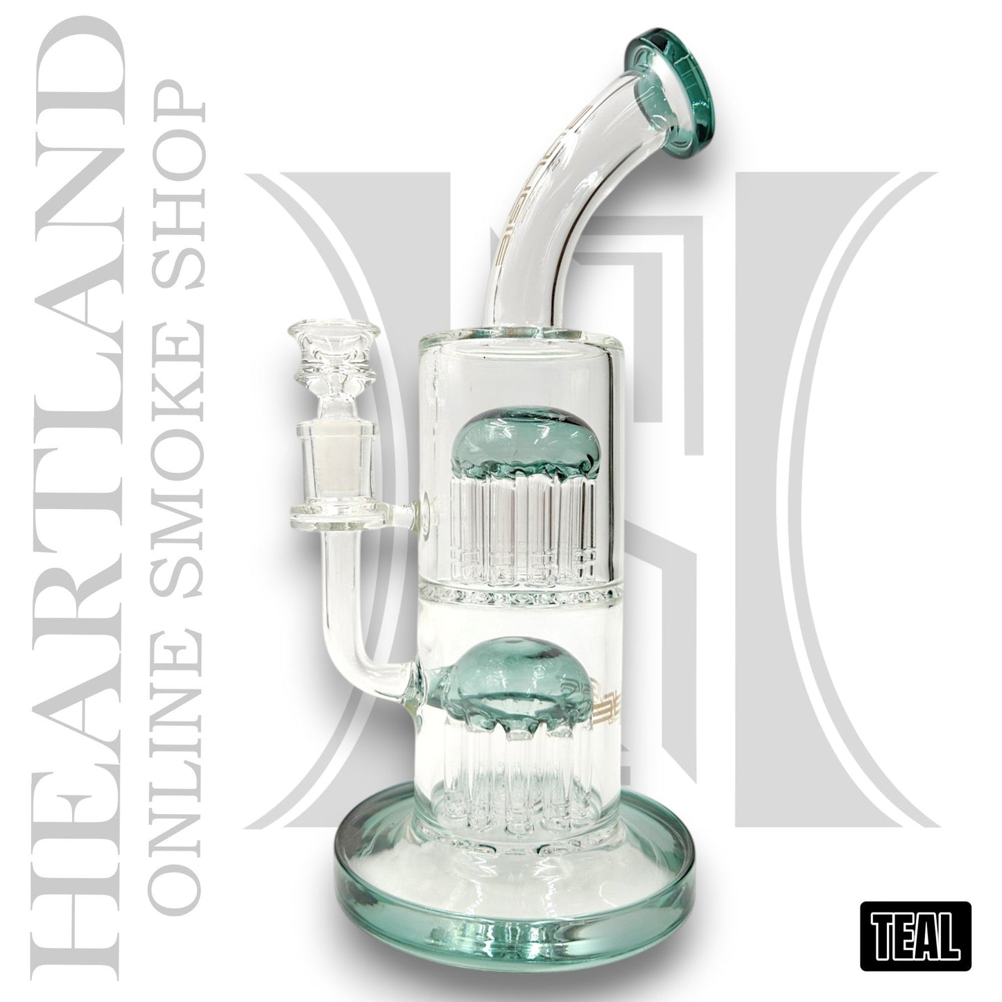 11" Bougie Dual Tree Percolator Bong