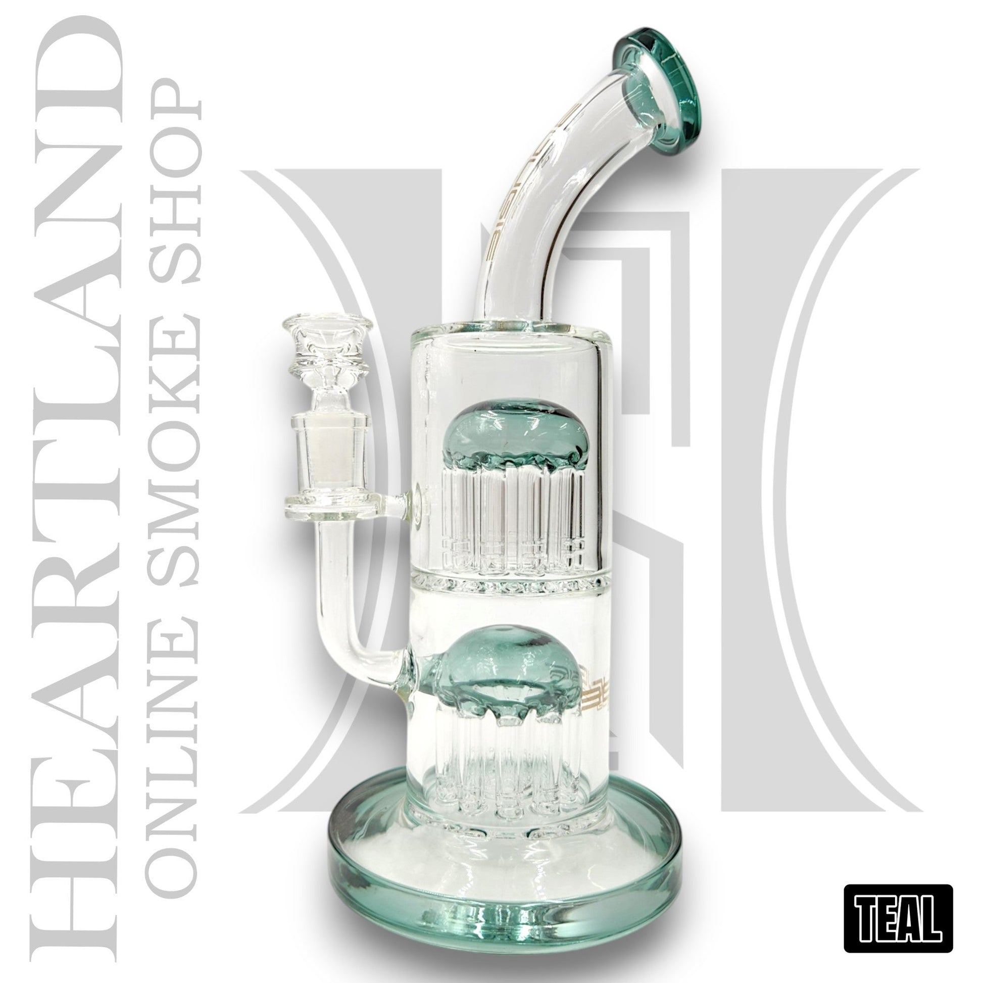 11" Bougie Dual Tree Percolator Bong