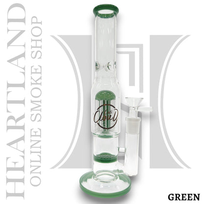 11" Cali CloudX Honeycomb Tree Perc Straight Tube Bong