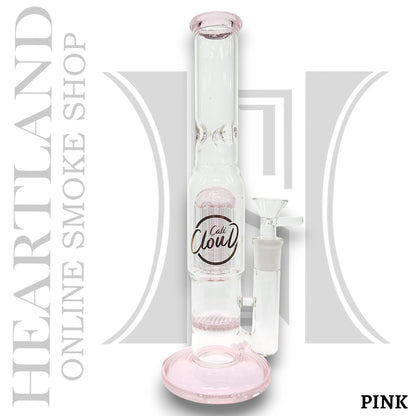 11" Cali CloudX Honeycomb Tree Perc Straight Tube Bong