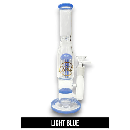 11" Cali CloudX Honeycomb Tree Perc Straight Tube Bong