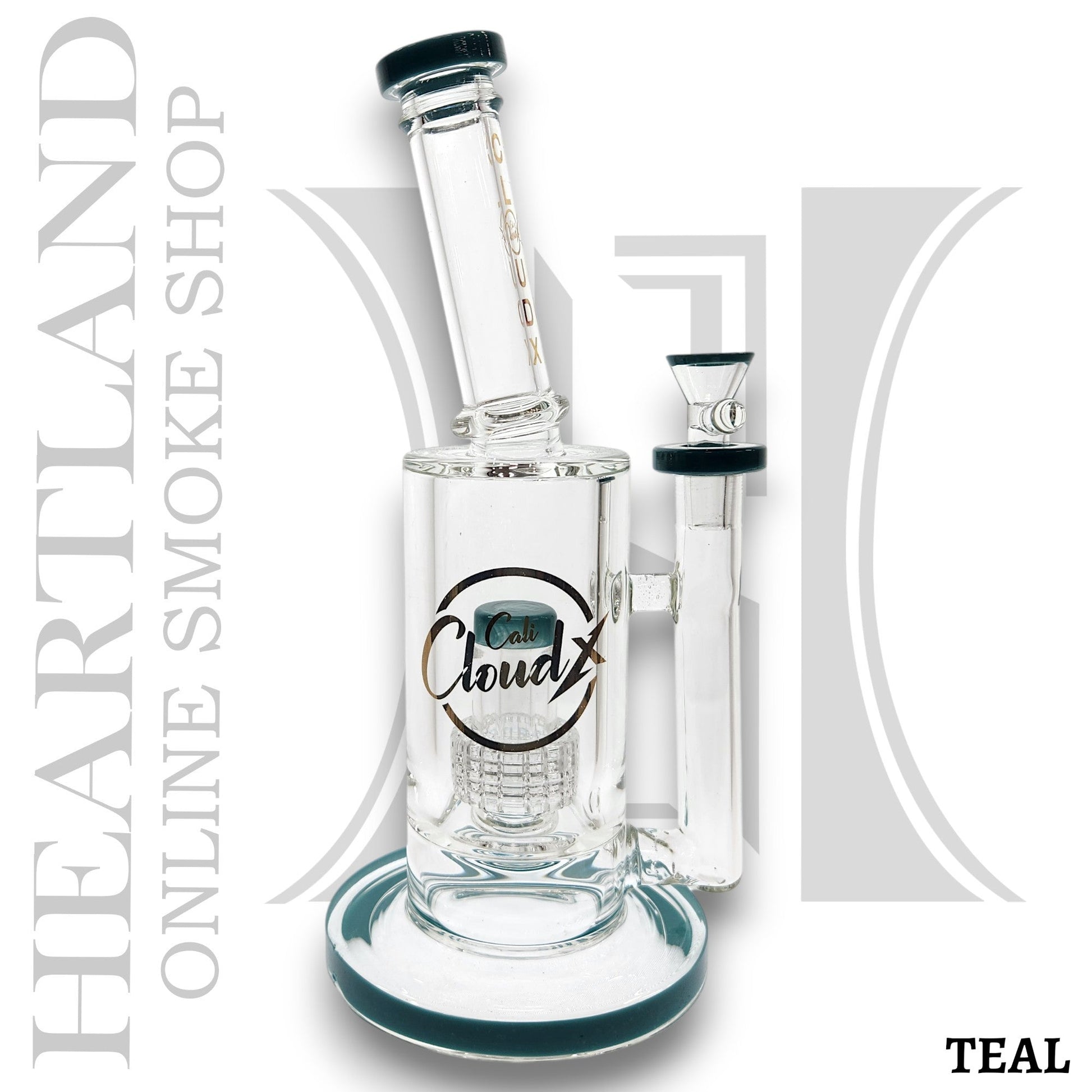 11" Cali CloudX Matrix Showerhead Perc Barrel Bong