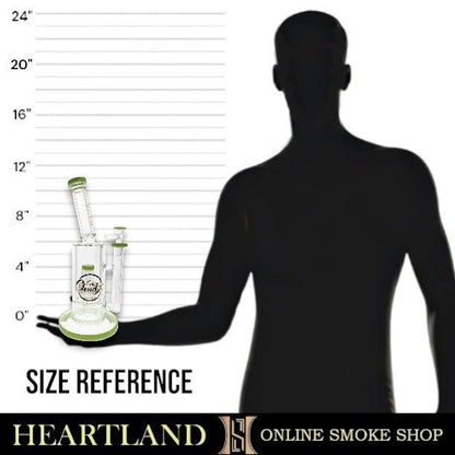 11" Cali CloudX Matrix Showerhead Perc Barrel Bong