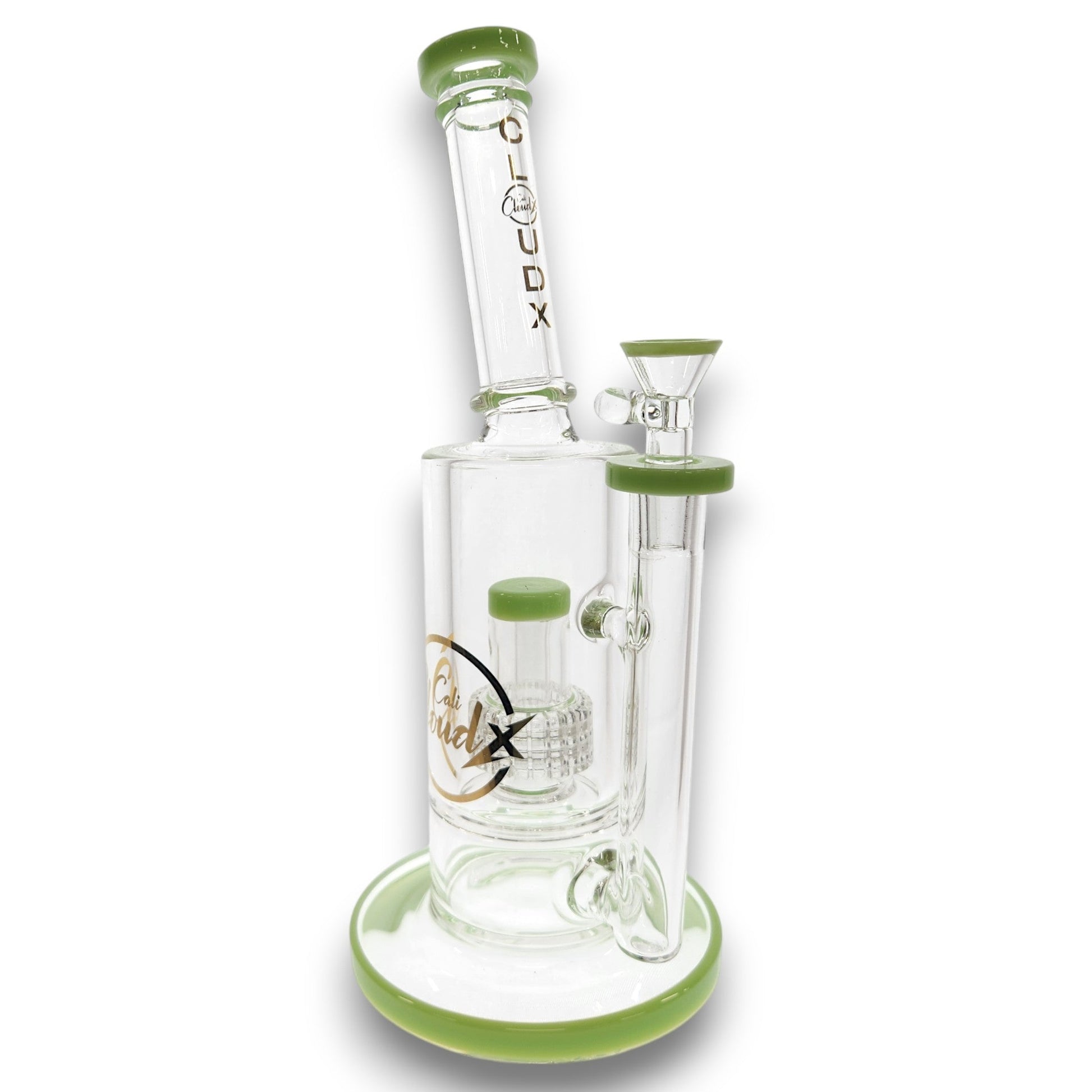 11" Cali CloudX Matrix Showerhead Perc Barrel Bong