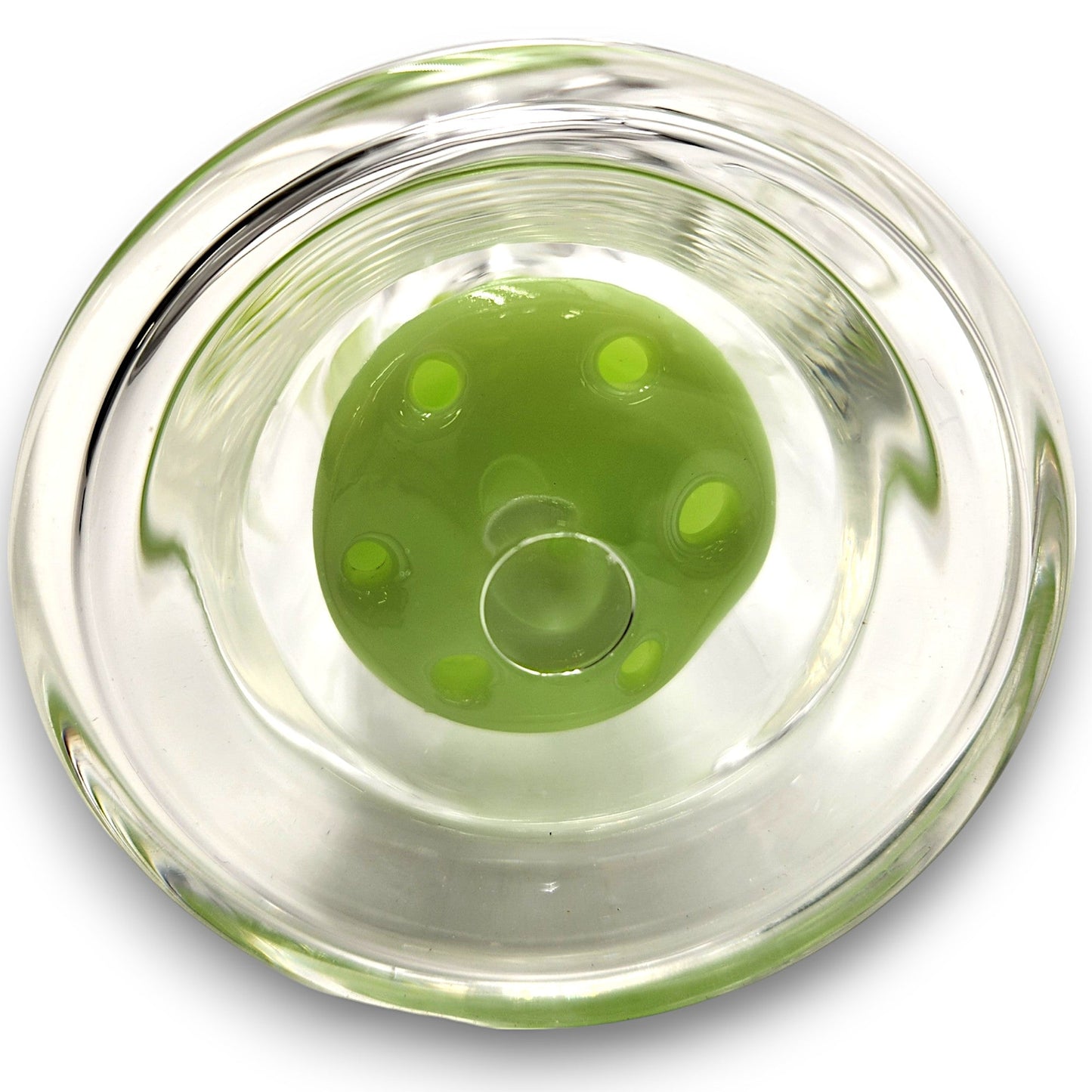 11" Pulsar Flask Barrel Multi Hole Perc Bong