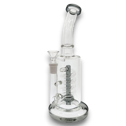 11" Special 20 Coil Circ Perc Barrel Beaker Bong