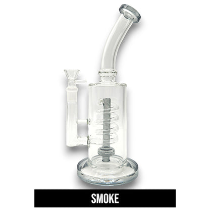 11" Special 20 Coil Circ Perc Barrel Beaker Bong