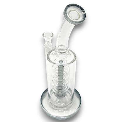 11" Special 20 Coil Circ Perc Barrel Beaker Bong