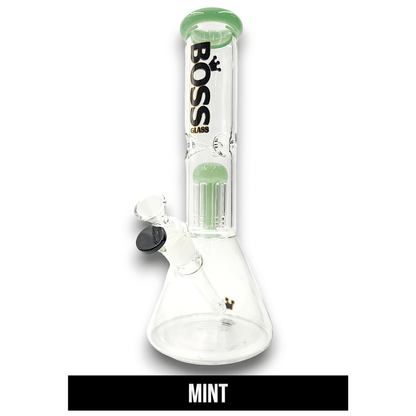 12" Boss Glass Tree Perc Beaker Bong