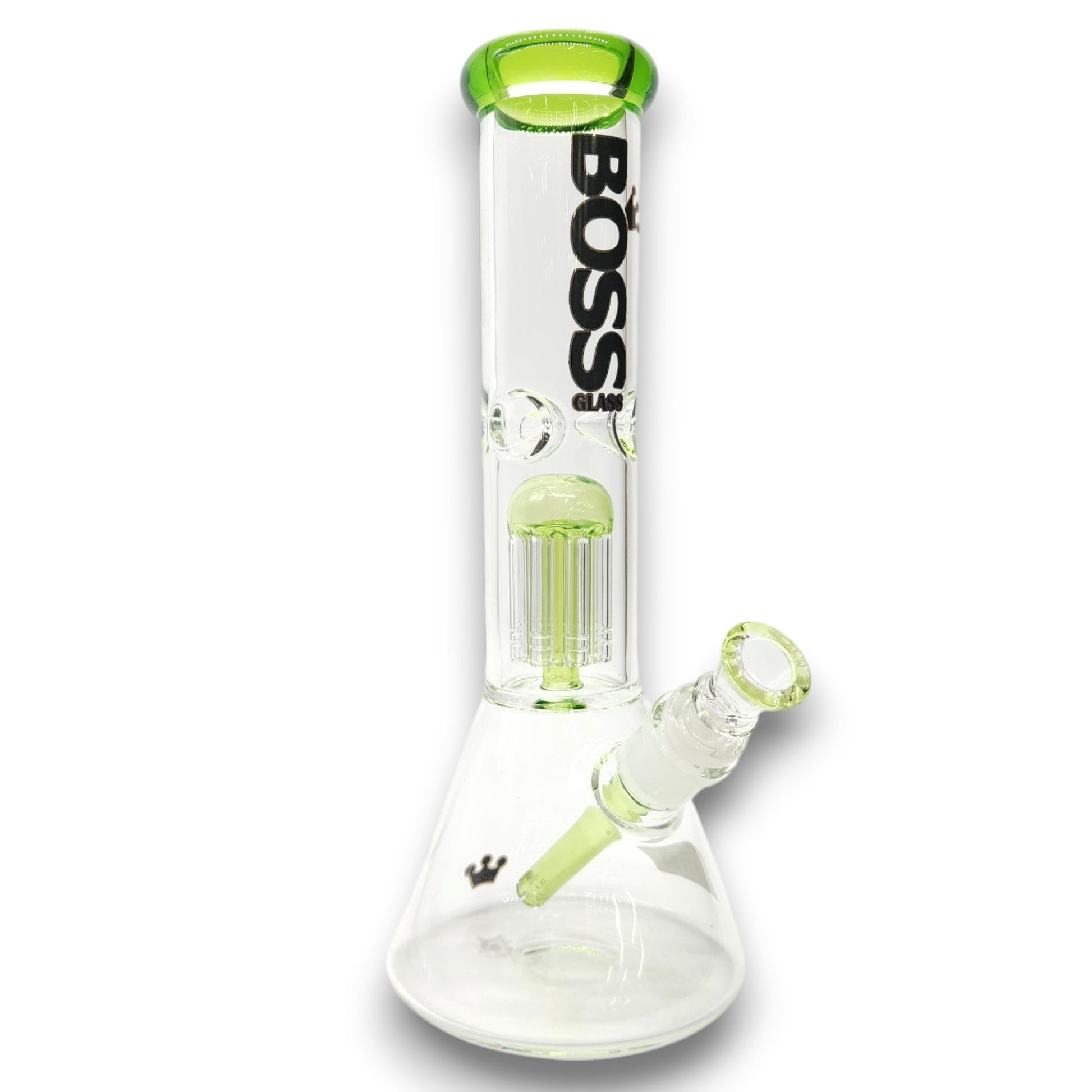 12" Boss Glass Tree Perc Beaker Bong