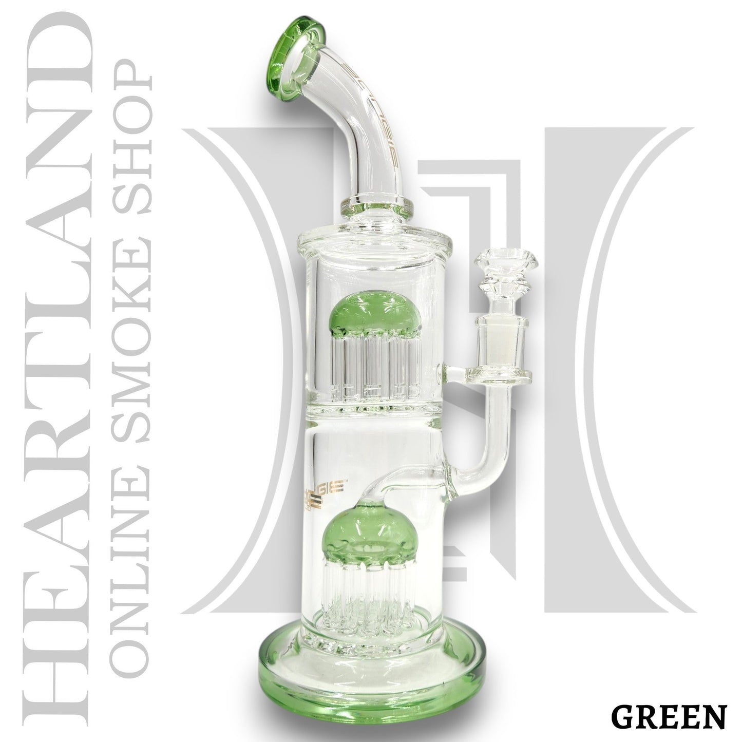 12" Bougie Dual Tree Percolator Bong