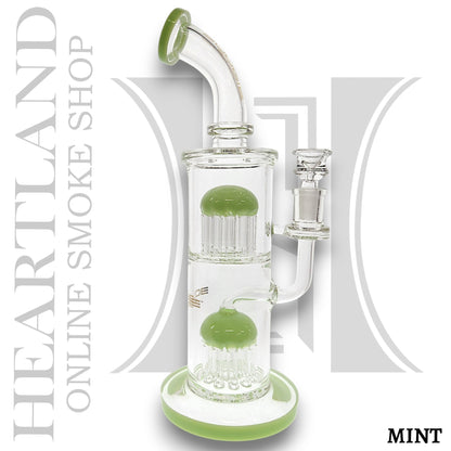 12" Bougie Dual Tree Percolator Bong