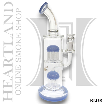 12" Bougie Dual Tree Percolator Bong