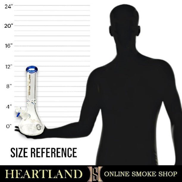 12" Bougie Glass Bell Shape Heavy Duty Beaker Bong