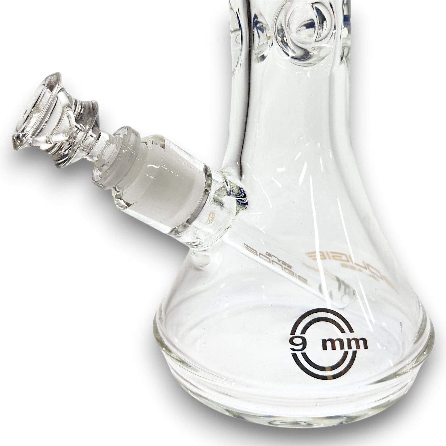 12" Bougie Glass Bell Shape Heavy Duty Beaker Bong