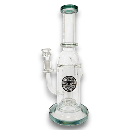 12" Bougie Glass Showerhead Perc Recycler Bong