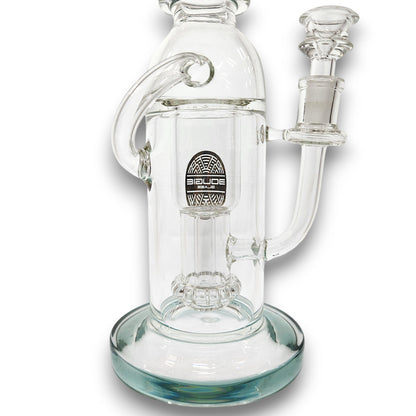 12" Bougie Glass Showerhead Perc Recycler Bong