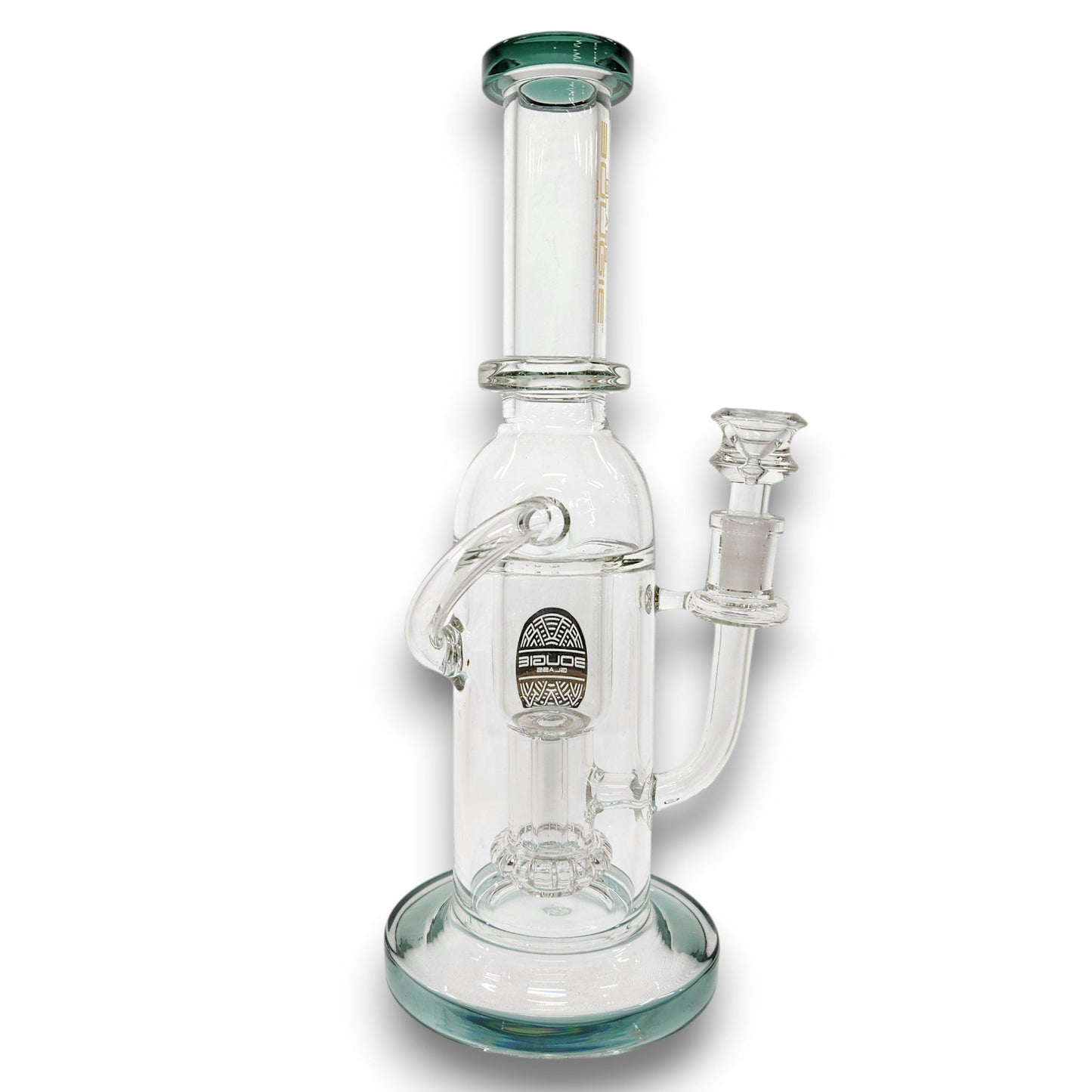 12" Bougie Glass Showerhead Perc Recycler Bong