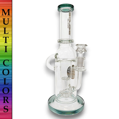 12" Bougie Glass Showerhead Perc Recycler Bong
