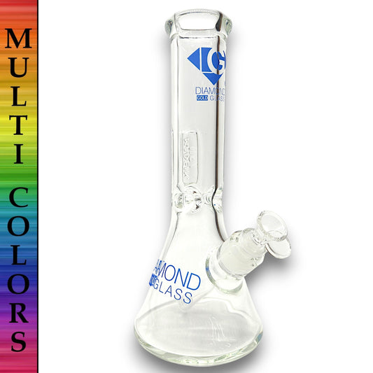 12" Diamond 9mm Heavy Duty Beaker Bong