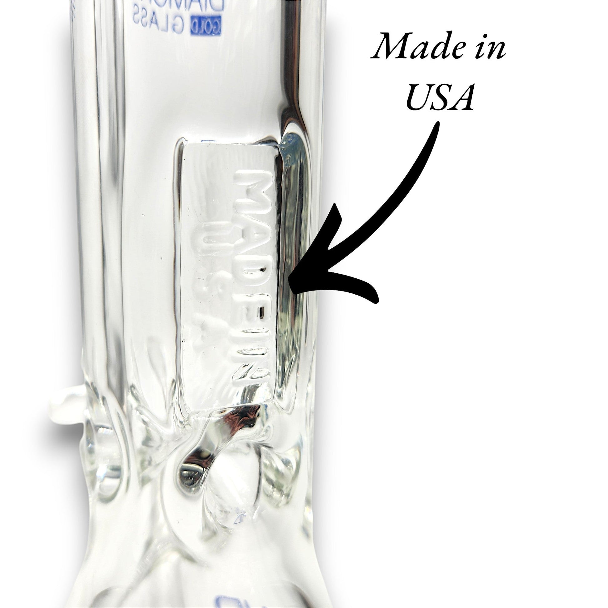 12" Diamond 9mm Heavy Duty Beaker Bong
