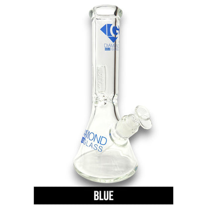 12" Diamond 9mm Heavy Duty Beaker Bong