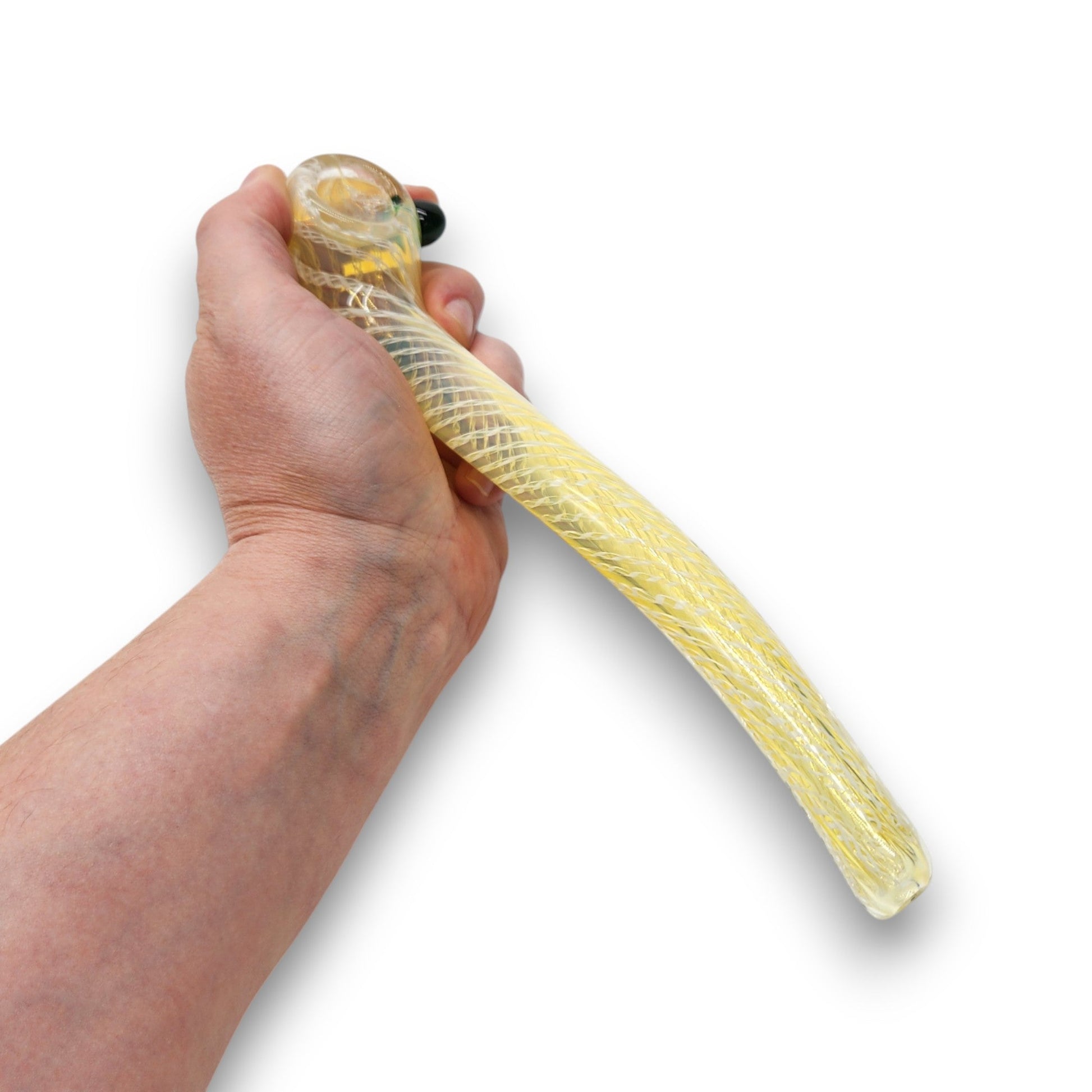 12" Glass Sherlock Hand Bowl Pipe