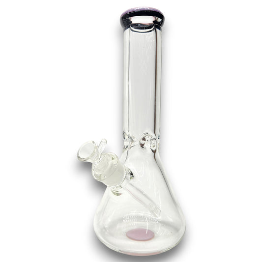 12" Heavy Duty Color Top Beaker Bong