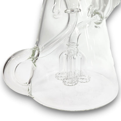 12" Pulsar Mini Circ Perc Recycler Beaker Bong