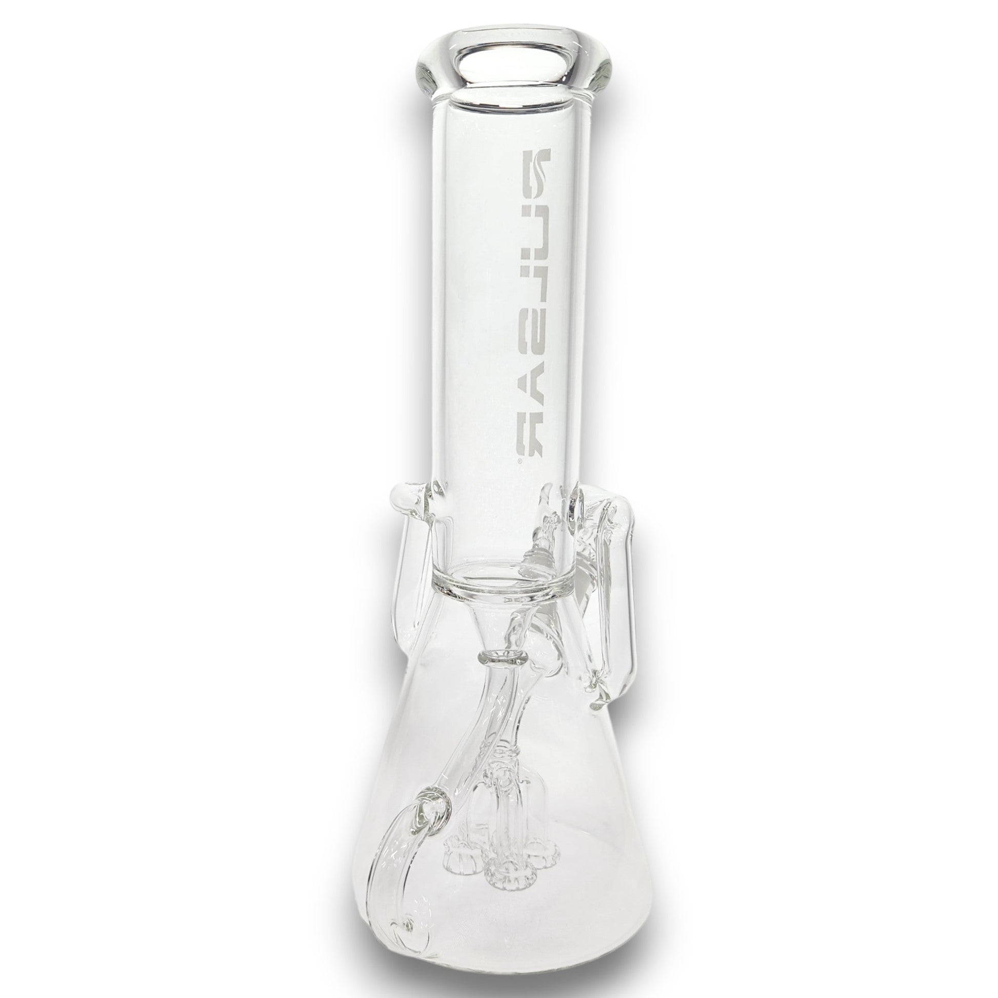 12" Pulsar Mini Circ Perc Recycler Beaker Bong