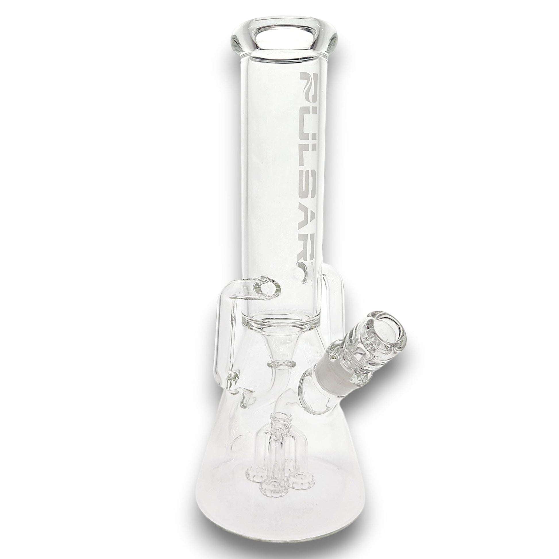 12" Pulsar Mini Circ Perc Recycler Beaker Bong