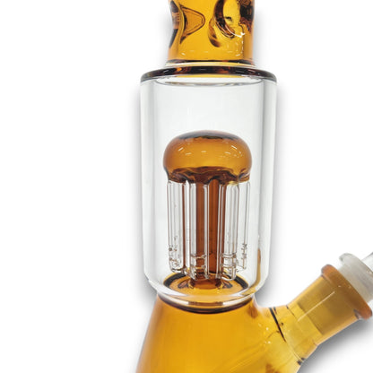 12" Pulsar Tree Perc Beaker Bong