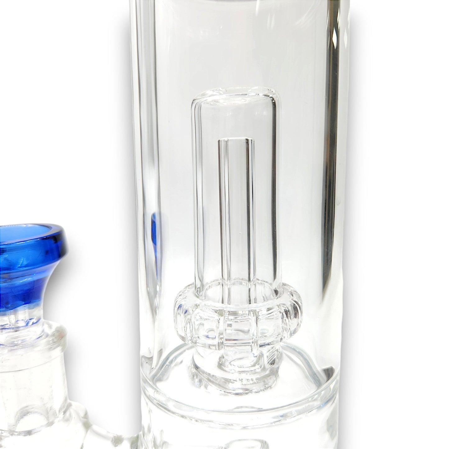 13" Aqua Works Showerhead Perc Cone Straight Tube Bong
