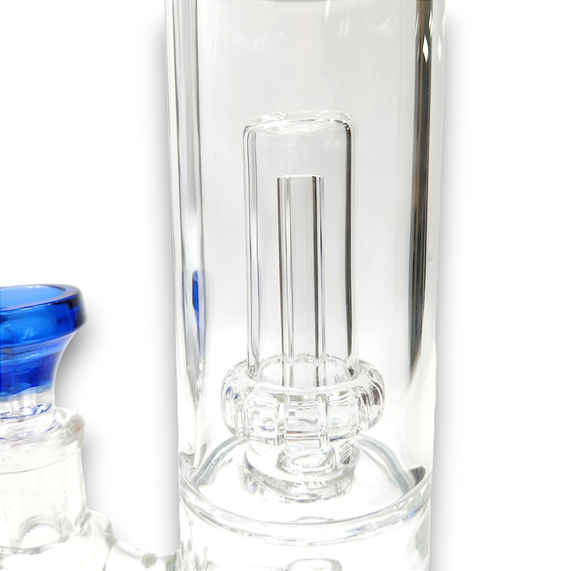 13" Aqua Works Showerhead Perc Cone Straight Tube Bong