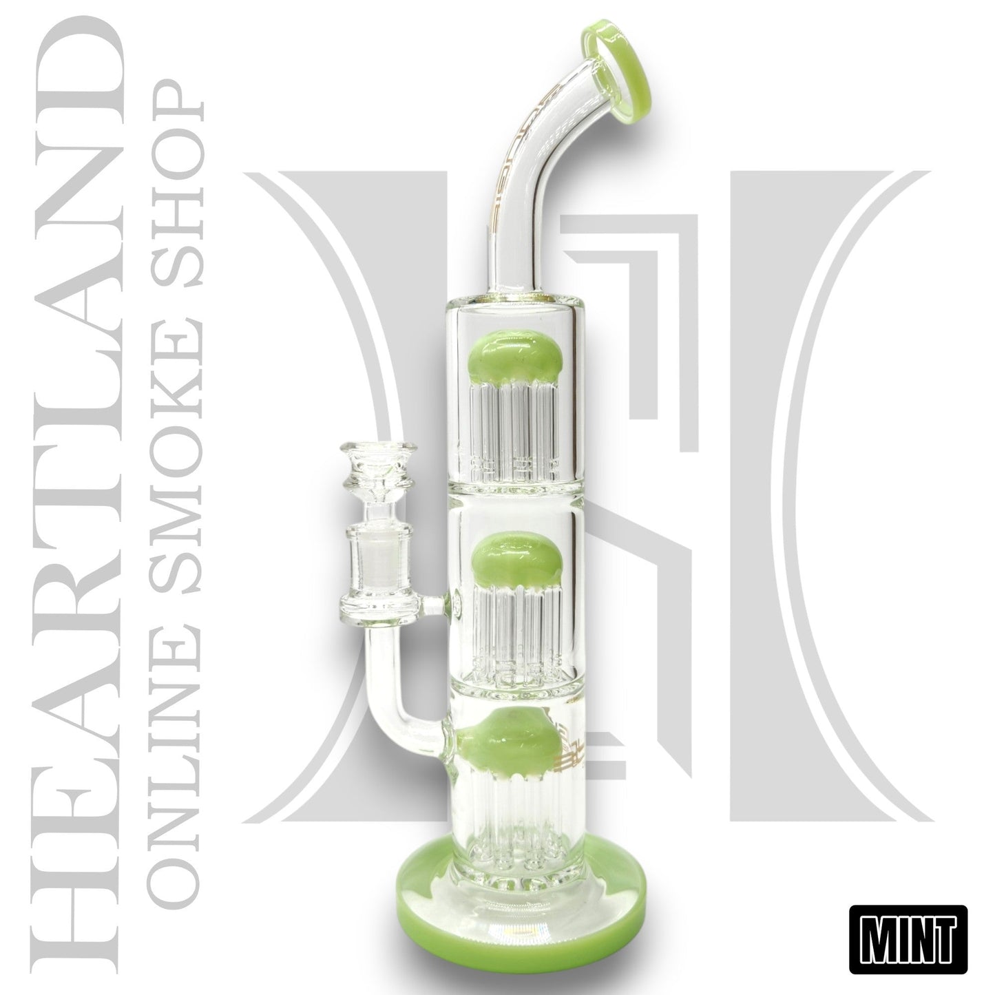 13" Bougie Triple Tree Percolator Bong